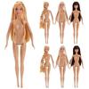 Princess Supermodel Nude Doll Dark Skin DIY Dress Up Toy Action Figure Body  Doll Accessories