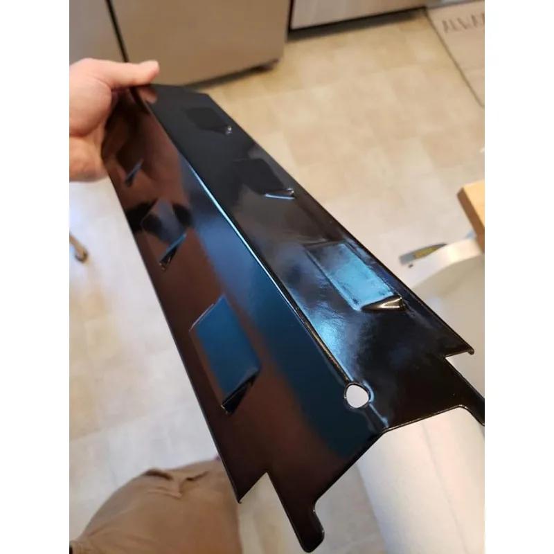 Grill Hitzeschutzblech Porzellanbeschichtete Gusseisen Grillroste Universell Strapazierfähig BBQ Kochroste Gasgrill Barbecue Ersatz