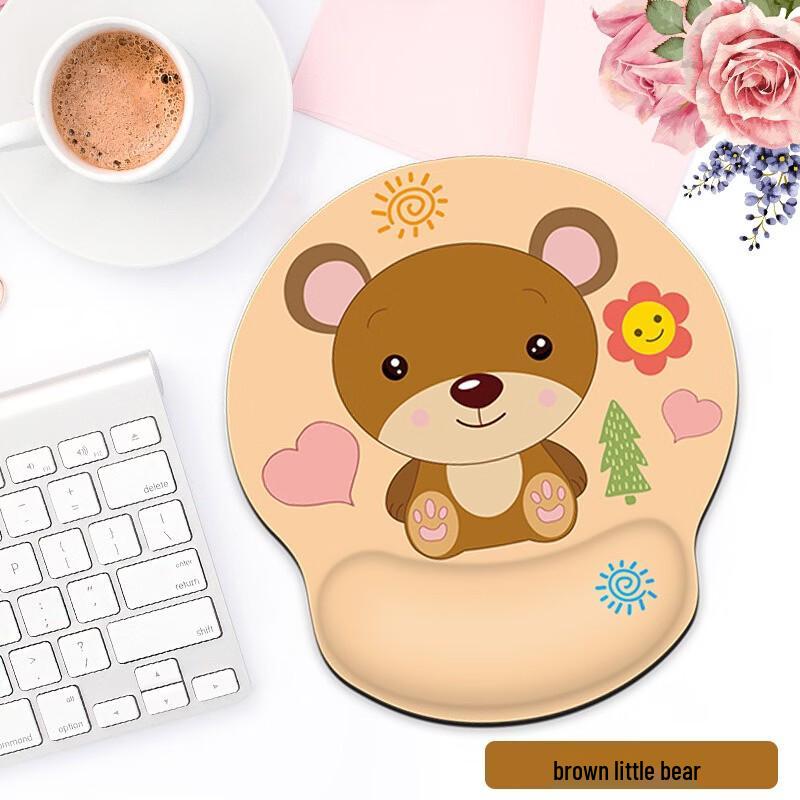 Ergonomic Silicone Mouse Pad with Wrist Rest