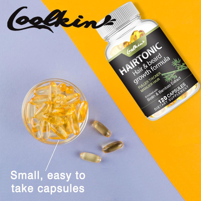 Biotin Supplement, Containing Kelp Blend, Supports Hair Health, Suitable for Adults.