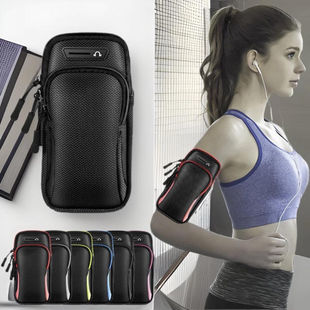 Waterproof Sports Phone Case Zipper Arm Smart Phone Holder  For iPhone Xiaomi Huawei Samsung