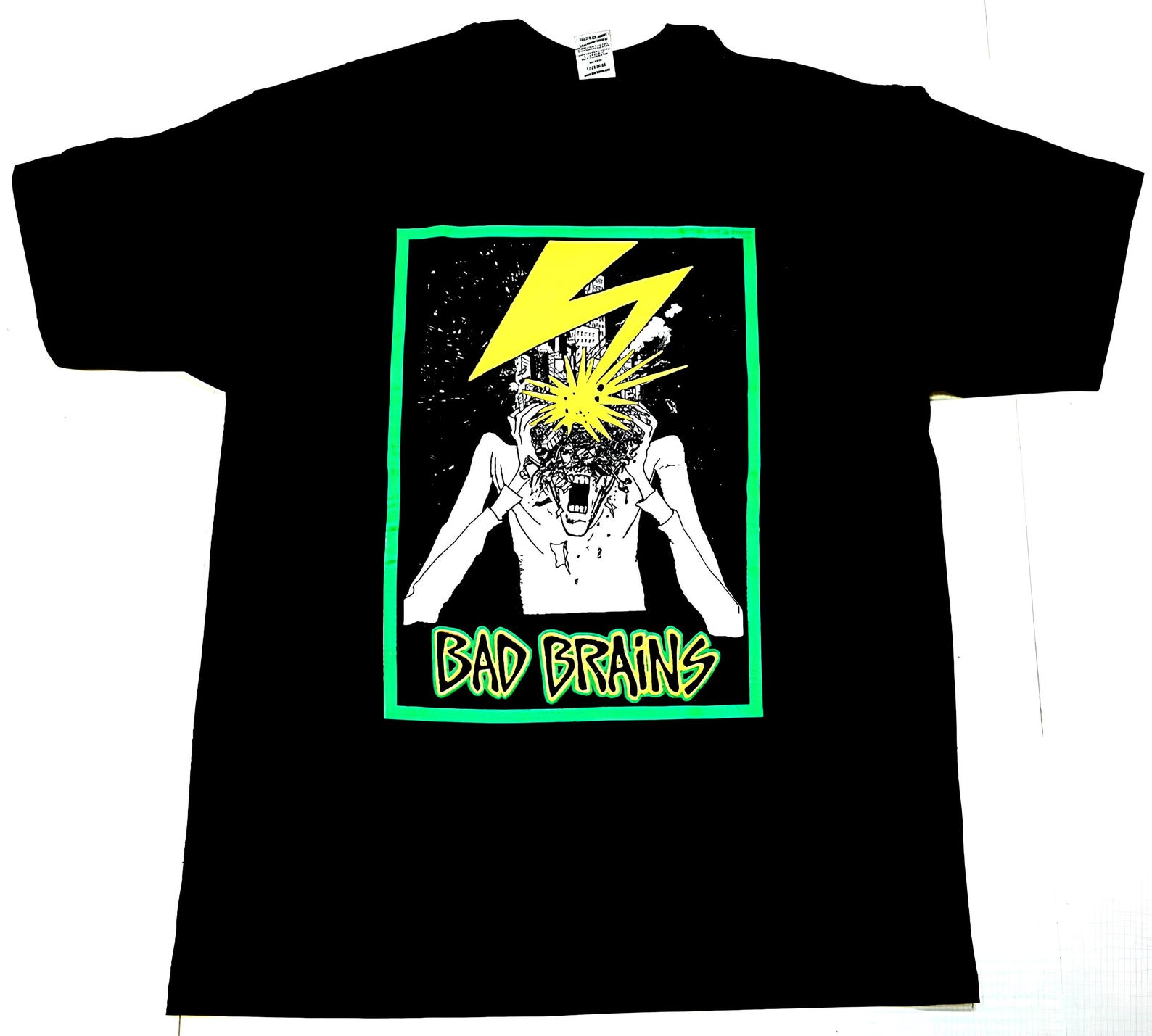 BAD BRAINS shirt Hardcore T shirt Size S-4X Black Casual Gildan 5000 M