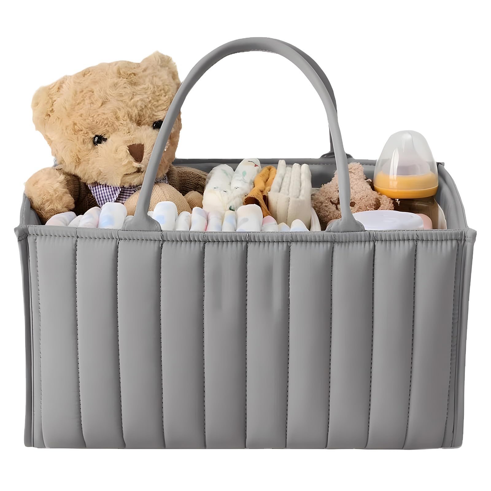 

Meewtun Diaper Storage Large Storage Bag for Baby Childcare Small and Toys Case, Capacity, Multi-Functional Supplies, Supplies, Items, (Gray) серый