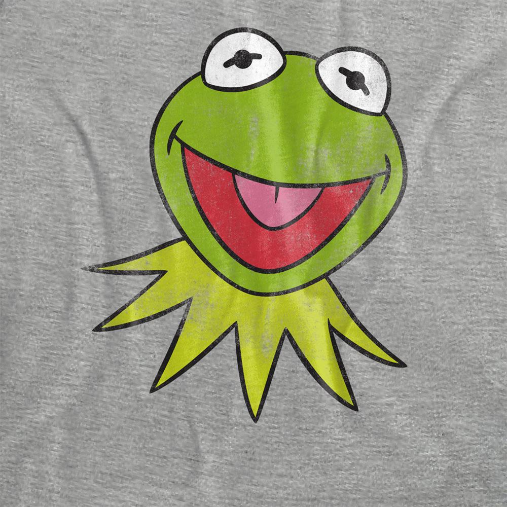 The Muppets Womens/Ladies Kermit Head Heather T-Shirt