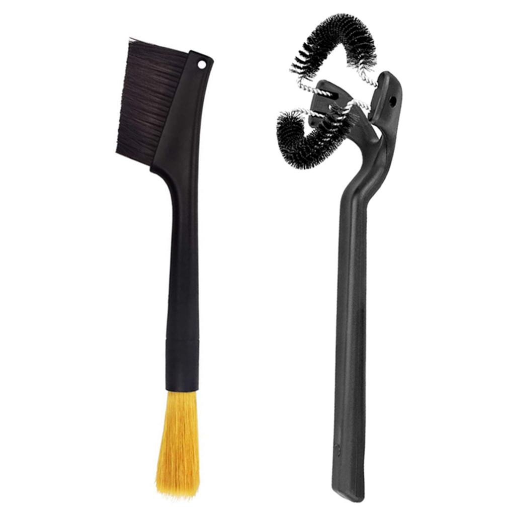 2 Pieces Professional Espresso Machine Cleaning Brush Espresso Machine Cleaning Tool Plastic Material for Coffee Maker