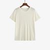 Plus Size Women's Round Neck Casual Short Sleeve Knit Top - 2026 Spring Style