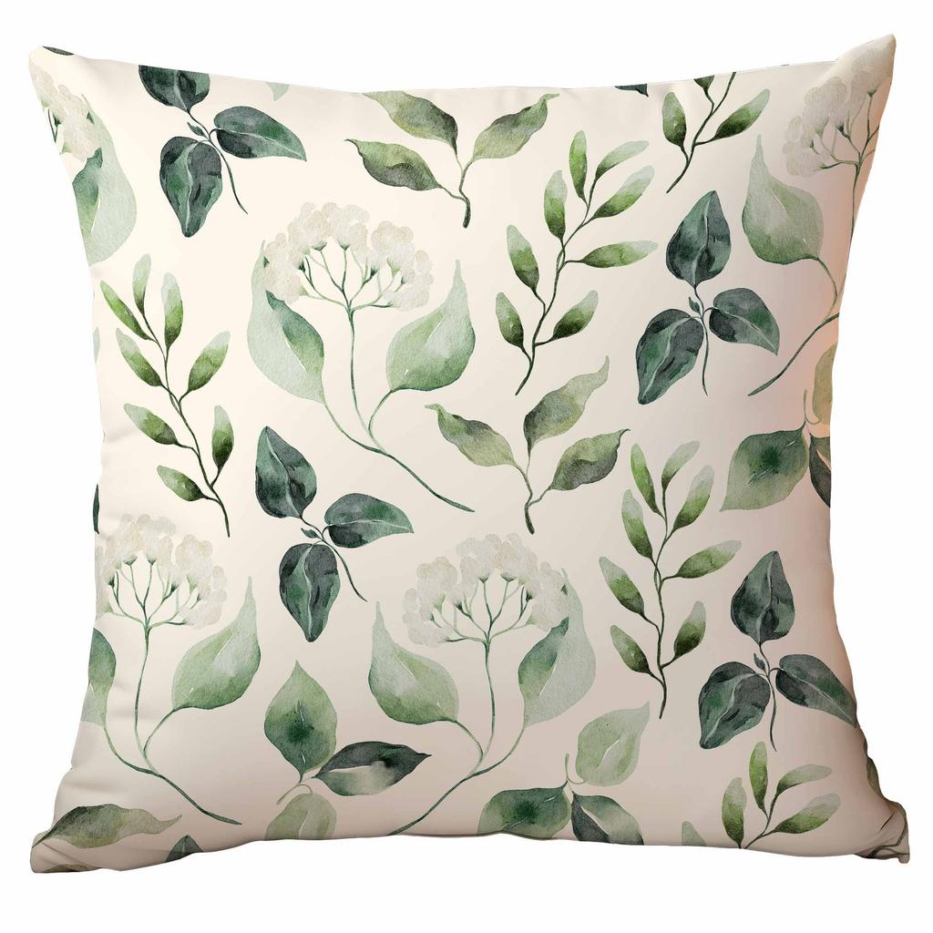 Frühlingsgrün Pflanze Blume Kissenbezug Kissenhülle Wohnzimmer Sofa Kissenhülle