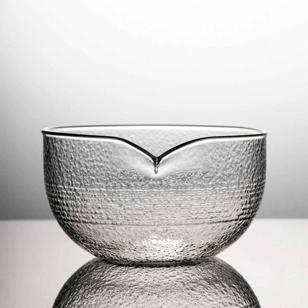 Glass Matcha Bowl Textured Japanese Tea Set New Tea Bowls  Tea Lovers