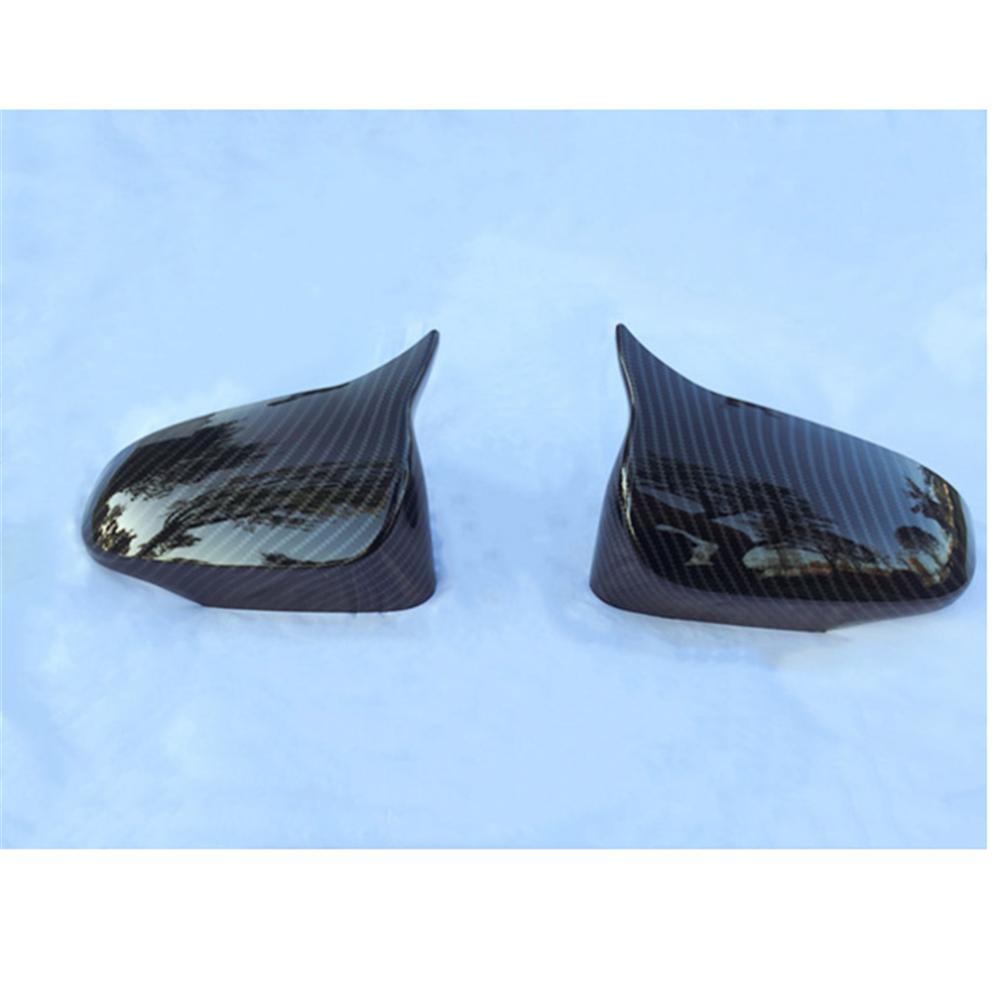 For 2012-2017 Toyota Camry Rear Side View Mirror Cover Trim Carbon Fiber Look 2x