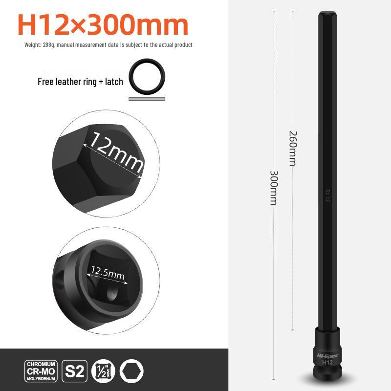 Hexagonal S2 Electric Impact Wrench Screwdriver Bit