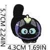 Cartoon Cat Embroidery Cloth Sticker Bow Kitten Computer Embroidery Label Heat Transfer Clothes Decoration Patch Sticker