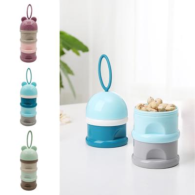 3Layers Baby Milk Powder Dispenser Snack Container Storage Formula Feeding Boxes