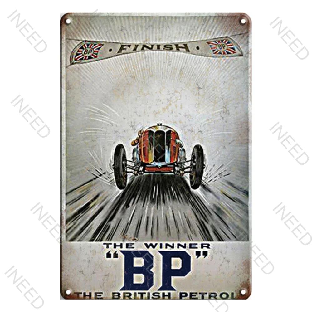 Vintage Metal Tin Signs  NGK Spark Plugs Gulf Garage Oil Motor Posters Wall Decoration Man Cave Cafe Club Retro Posters Plaque