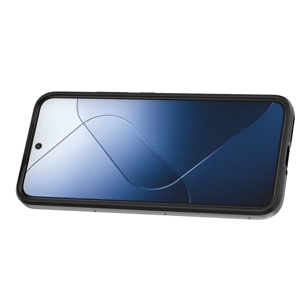 For Xiaomi 14 Case Phone Shell Anti-Scratch Kickstand PC+TPU Mobile Phone Cover