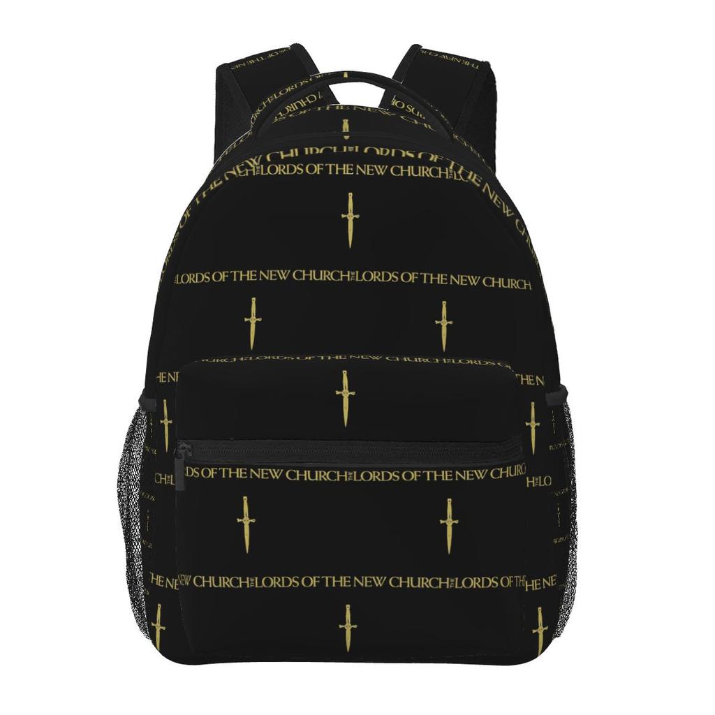 Band The Lords Of The New Church Rucksäcke Jungen Mädchen Schultasche Schüler Schultaschen Cartoon Laptop Rucksack Umhängetasche