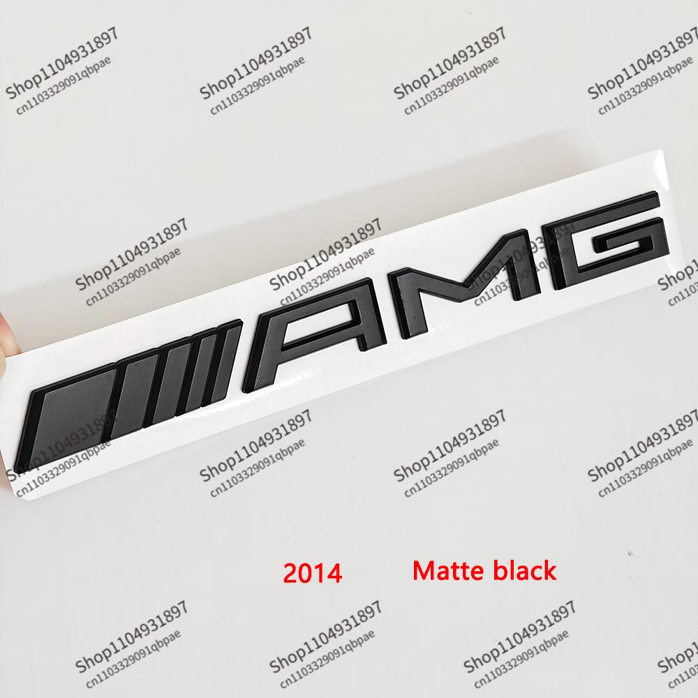 3D ABS Black Logo AMG Emblem Letters Car Trunk Badge For Mercedes Benz W204 W205 W176 W177 W212 W213 AMG Sticker Accessories