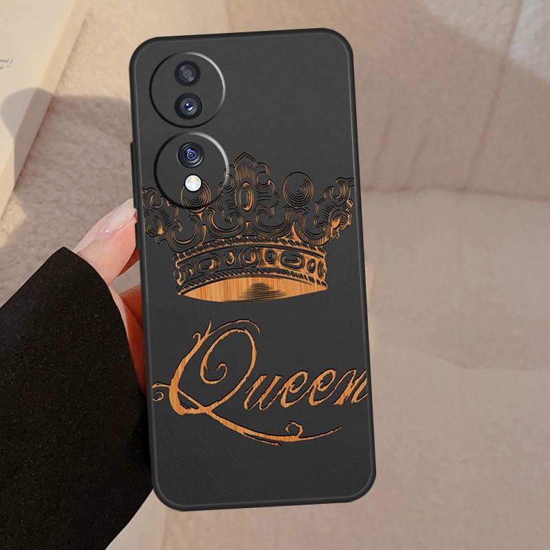 

Король Королева Корона Для Honor Magic 8 Pro 6 5 7 Lite Чехол Для Honor 400 200 90 70 50 X8c X8b X9a X9b X9c X9d Win Honor X9c