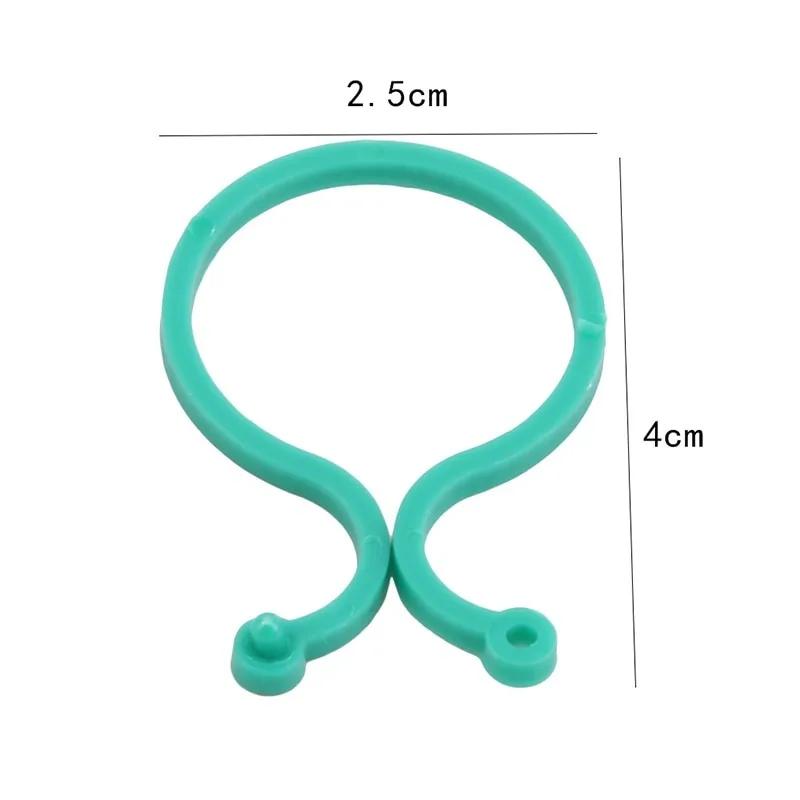 100 Pezzi Clip per Grigliato Portapiante da Giardino per Rampicanti Verdura Nuovo Pomodoro Crescita Verticale Attrezzo per Supporto Piante da Giardino.