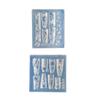 Sea Life Nail Stamping Set Silicone Molds Nail Art Designing Mold Suitable for Creative Manicure with Whales and Shells