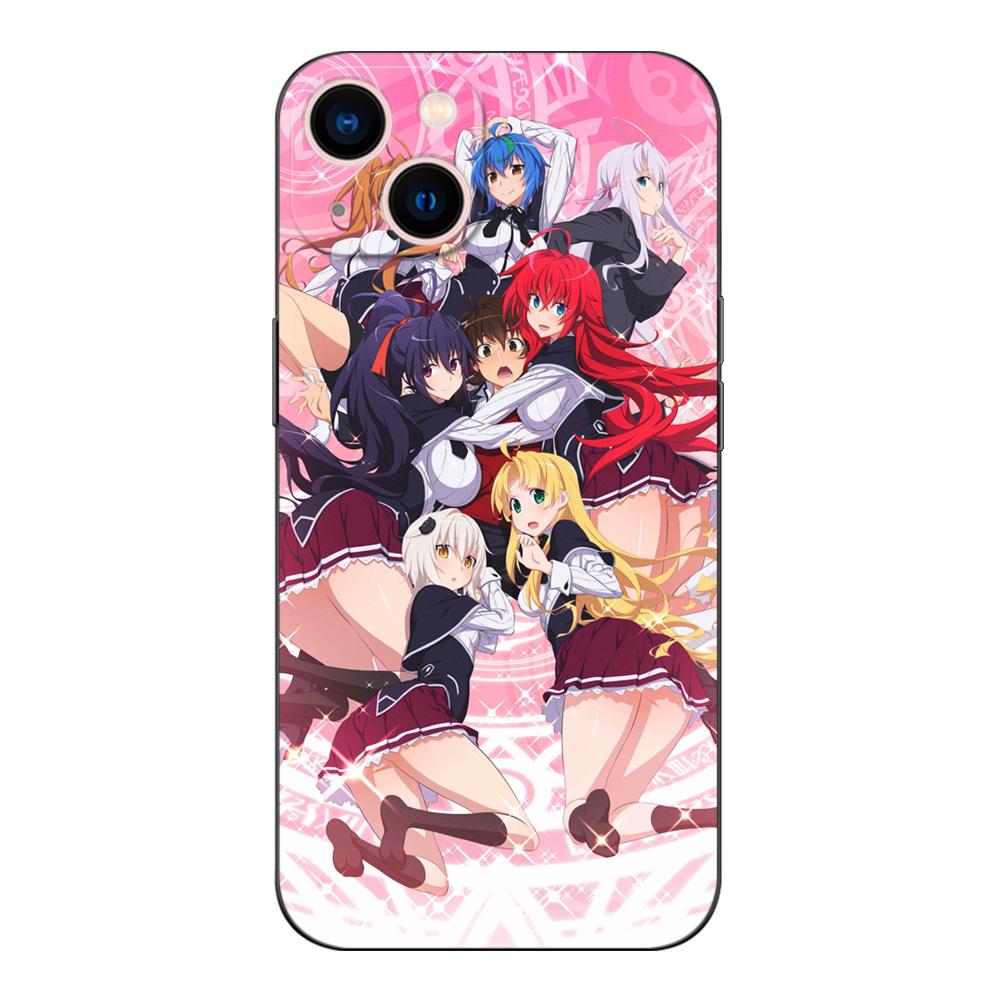 Black tpu Case For Huawei P30 Lite P30 Pro P40 LITE E P Smart 2020 Cover Spduak High School Rias Gremory