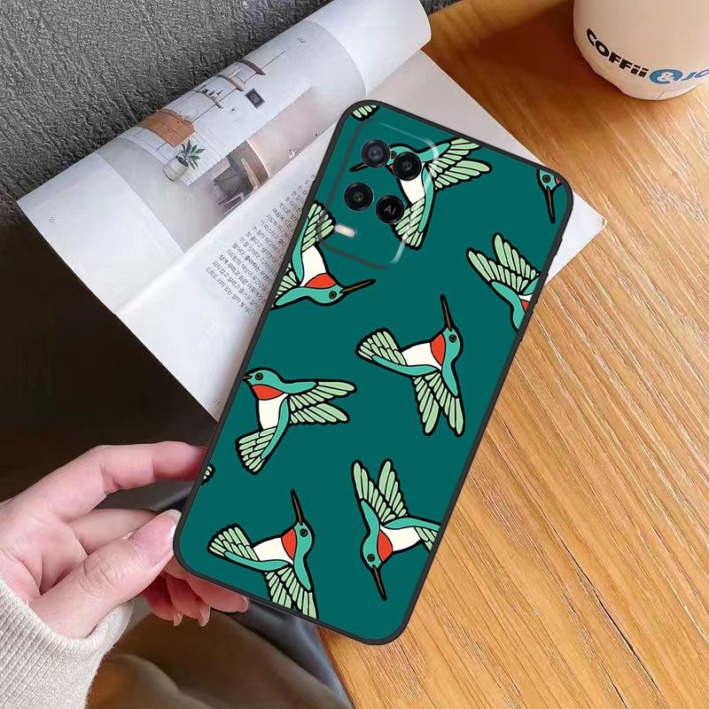 Kolibri-Hülle Für Oppo A18 A38 A74 A94 A54 A58 A78 A98 A80 A60 A40 A96 A76 A16 A15 A17 A57 A5 A6 Pro