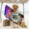Halloween Bluey Family Customize Your Name Beach Towel Quick-Dry Soft Microfiber Portable for SwimmingBeachCamping Travel Beach AccessoriesGym