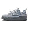 Anta Fashionable Comfortable Non-Slip Increased Height Low-Top Skate Shoes Women Sneakers Gray Blue 922348001-11