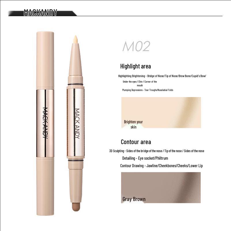 Mark Andy 3D Double-Ended Contour & Highlight Stick for Face and Nose