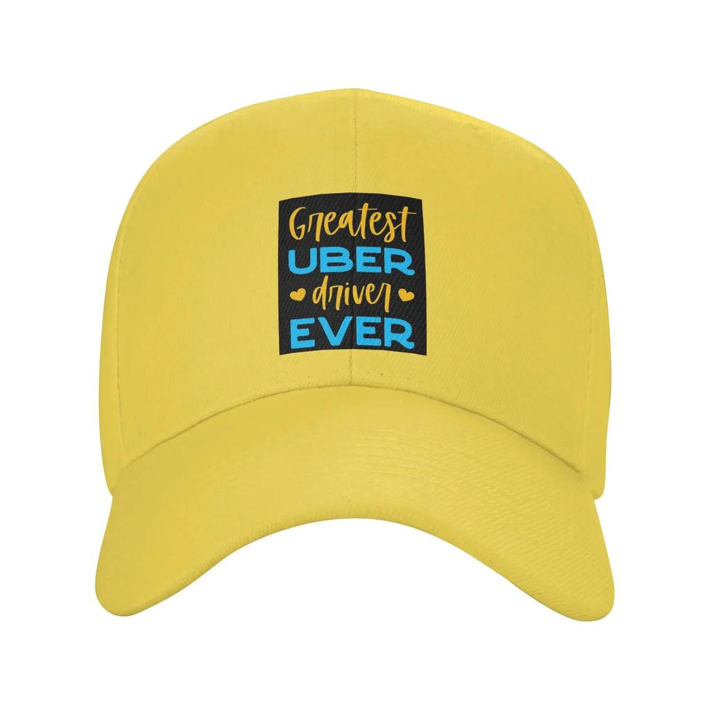 Unisex Baseball Hats Greatest Uber Eats Driver Ever Rideshare Car Driving Streetwear Summer Sports Baseball Caps Casquette Hats