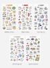 Daily Life Hangul Stickers Ver 1. 5 Sheets Set Cute Craft Décor Photocard Deco, Toploader Deco