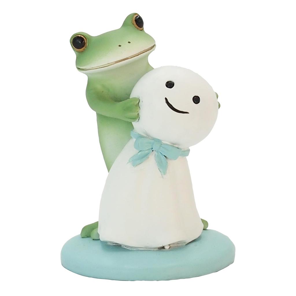 Tea Life Daikai Copeu Mascot Frog Copeau Rainy Season Teru Teru Bouzu and Frog W4 D4 H6 cm 621556