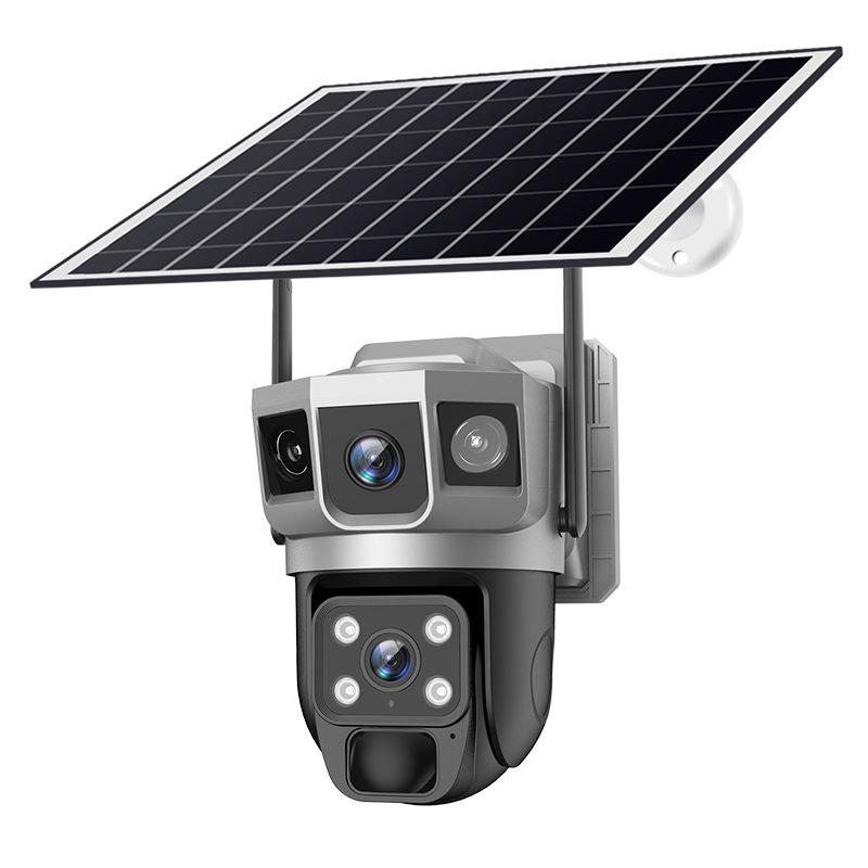 V380 Solar-Powered 4G Outdoor Camera with Dual-Light Night Vision and Low Power Consumption