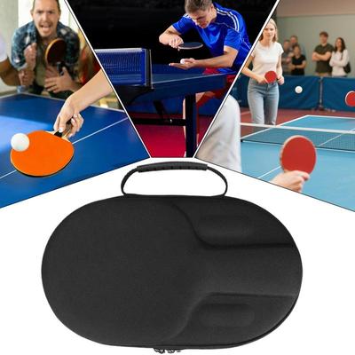 Tischtennis Schlägertasche Kompakt Tischtennis Tasche Hart Staubdicht Schutz Hülle Reißverschluss Tragbar Für Ausrüstung Zubehör