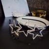 Hollow Pentagram Star Headband Y2K Star Hair Hoop Sweet Pentagram Hairband  Festive