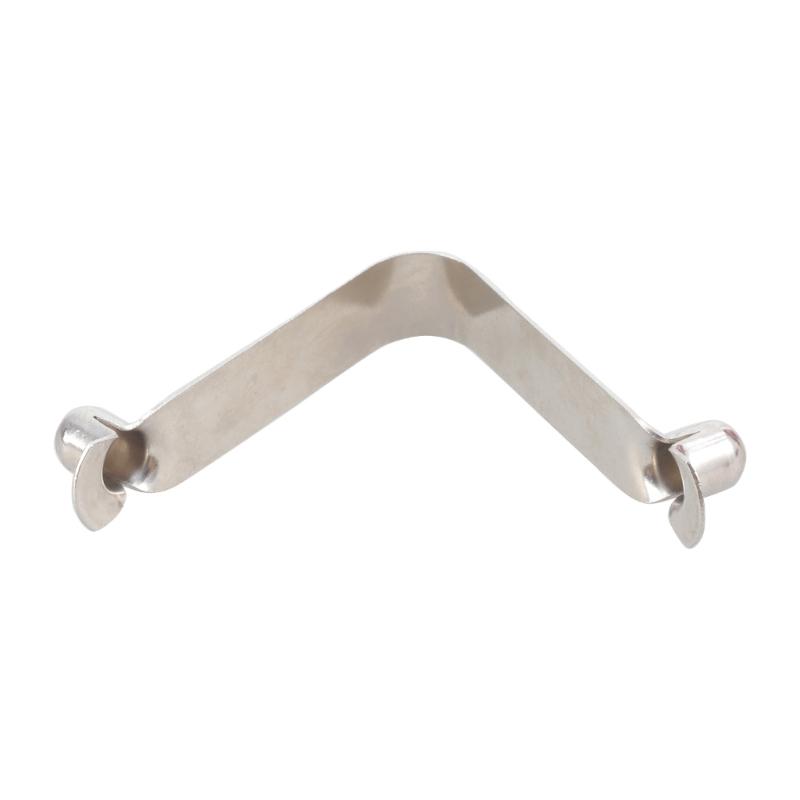5Pcs Metal Telescopic Spring Clip Replacement V Shaped Spring Buckle Tent Poles Clip Locking Tube Pin Easy to Install