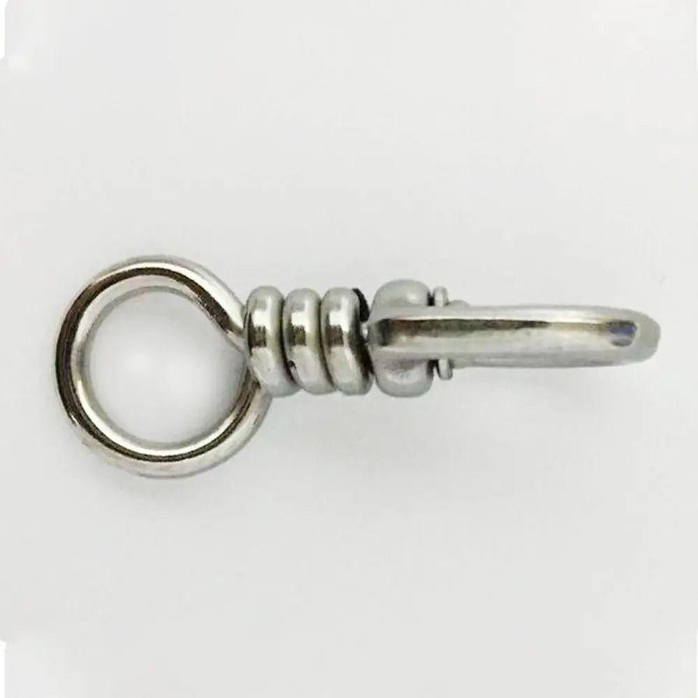 304 Stainless Steel Fishing Swivels Snap Rolling Lure Line Connector  Sea Fishing