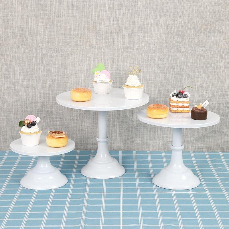 Wrought Iron Cake Stand Home Party Dessert Display Stand Wedding Decoration Birthday Cake Tray Afternoon Tea Fruit Dessert Tray