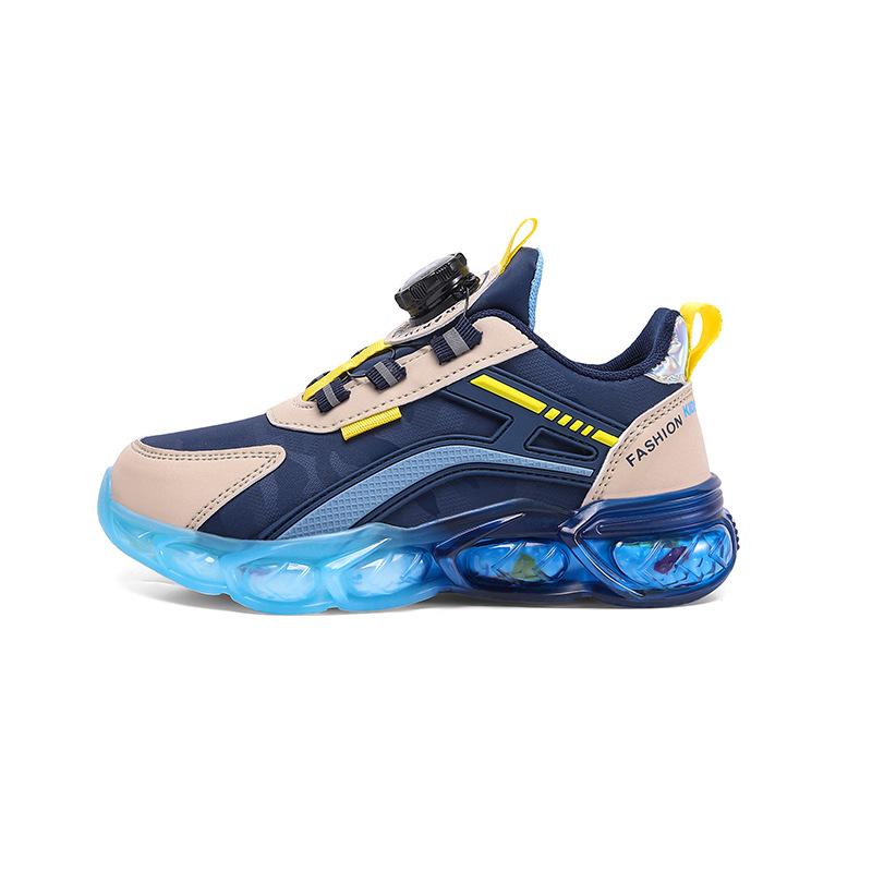 Mesh casual middle and old children's rotating buckle dad shoes boys' sports shoes girls' shoes casual trendy shoes