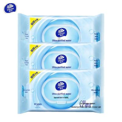 Pure Water Wipes (3 Packs X 240 Sheets)