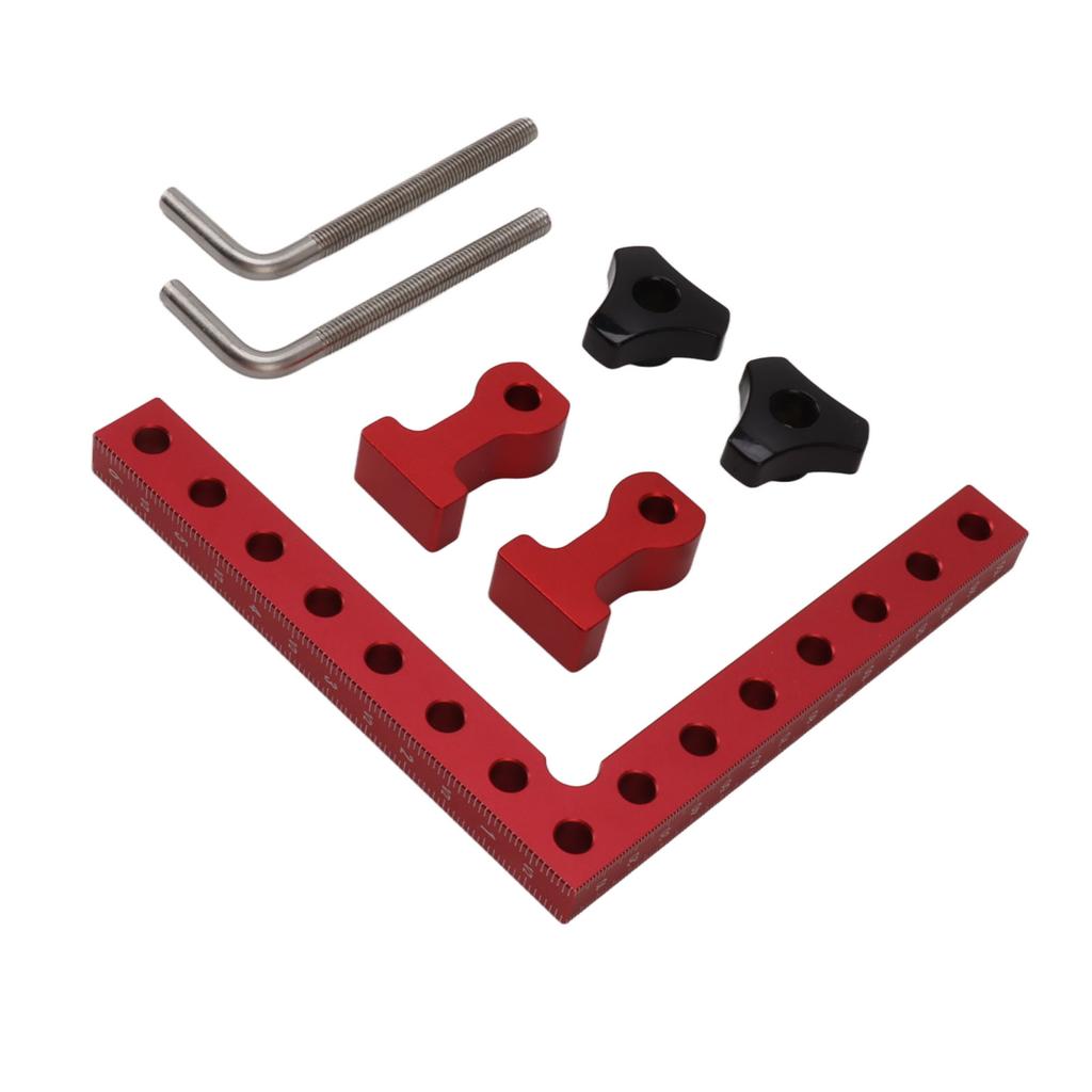 90 Degree Positioning Squares Aluminum Alloy Woodworking Right Angle Corner Clamping Square Tool for Picture Frame Box