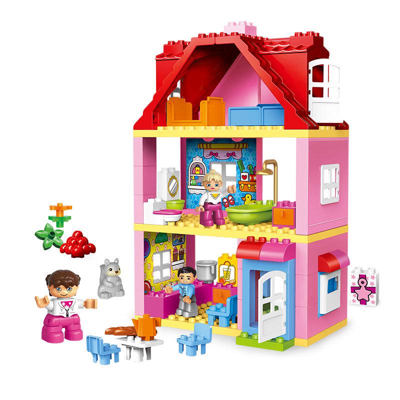 Large Building Blocks Puzzle Toy for Girls, Ages 3-6 - Early Education & Playhouse Gift