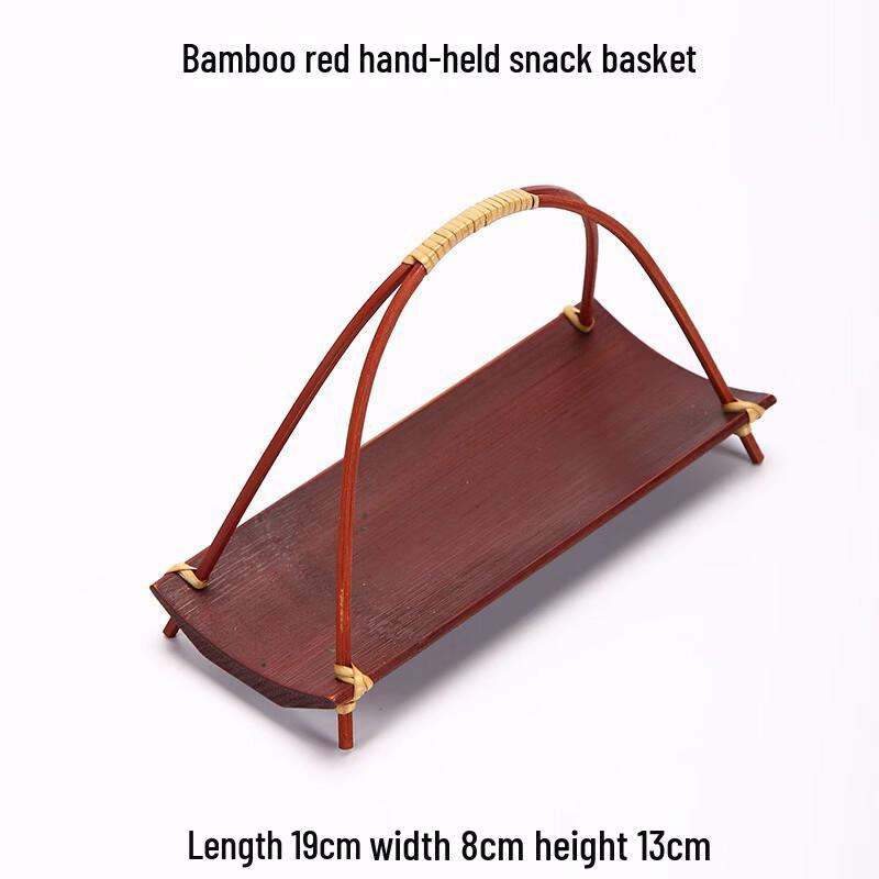 Handmade Bamboo Retro Snack Plate