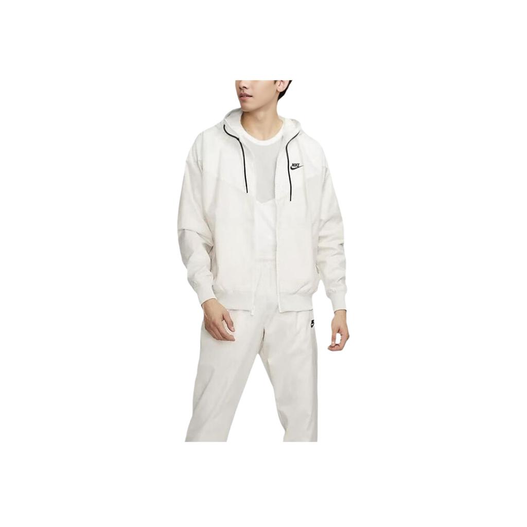 Nová pánská bunda s kapucí Nike Sportswear Windrunner Bílá DA0001-104