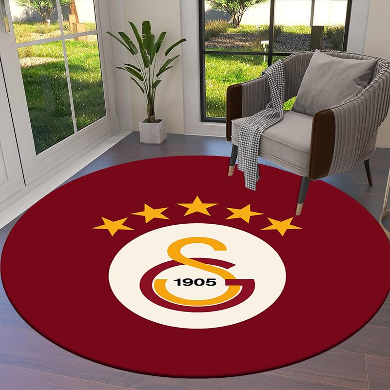 שטיח עגול של גלאטסראיי S.K, שטיח לסלון, חדר שינה, ספה, חדר משחקים, מחצלת רצפה מונעת החלקה