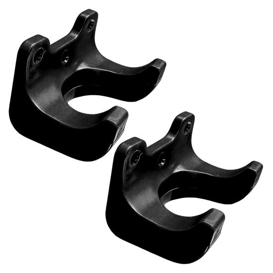 1/2 Stück Gartenwerkzeughalter mit Schrauben Wandmontage Werkstatt Schuppen Garage Werkzeughaken Schwerlast Mopp Besen Rechen Schaufel Aufbewahrung Hakenleiste