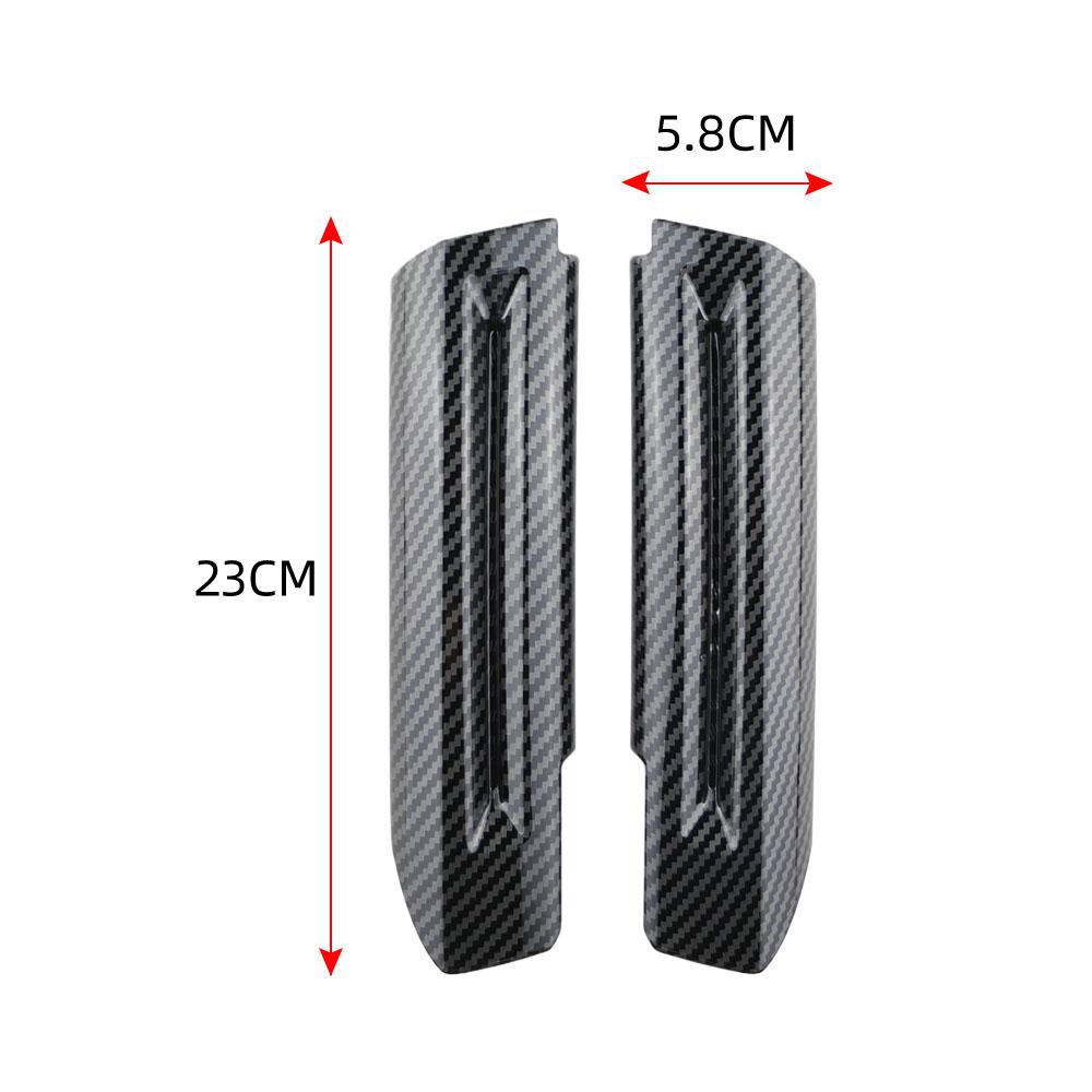 Imitation Carbon Fiber Interior Door Armrest Trims Decoration Cover Stickers for Ford Mustang 2015--2025 Car Accessories