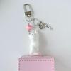 Velvet Animal Flocking Dog Cat Keyring Key Holder Bag Charm