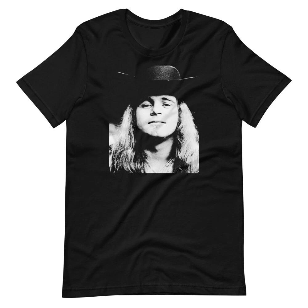 

RONNIE VAN ZANDT Lynyrd Skynyrd Black Tee Short-Sleeve Unisex 100% Cotton T-shirt Mens Tees Top S