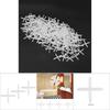 2500Pcs Ceramic Tiler Plasitc Tile Spacer Plumber Reuseable Leveling System 1mmCelsius1.5mm
