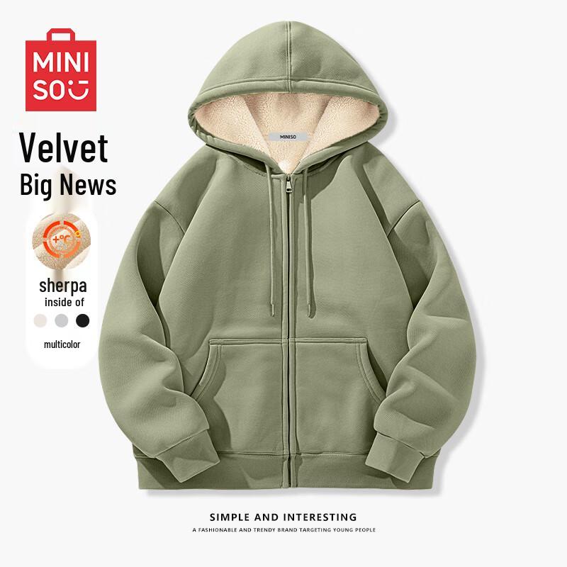 

MINISO Unisex Heavyweight Lamb Fleece Hoodie M